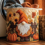Panier à linge matelassé - Gnomes d'automne II