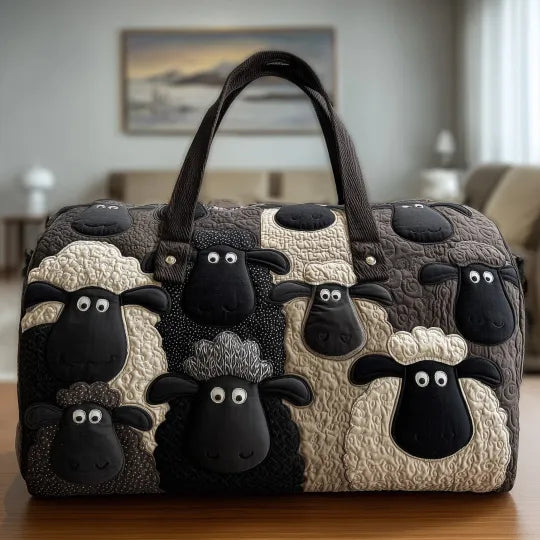 Sac de voyage matelassé Refuge pour moutons – Manon Deauville