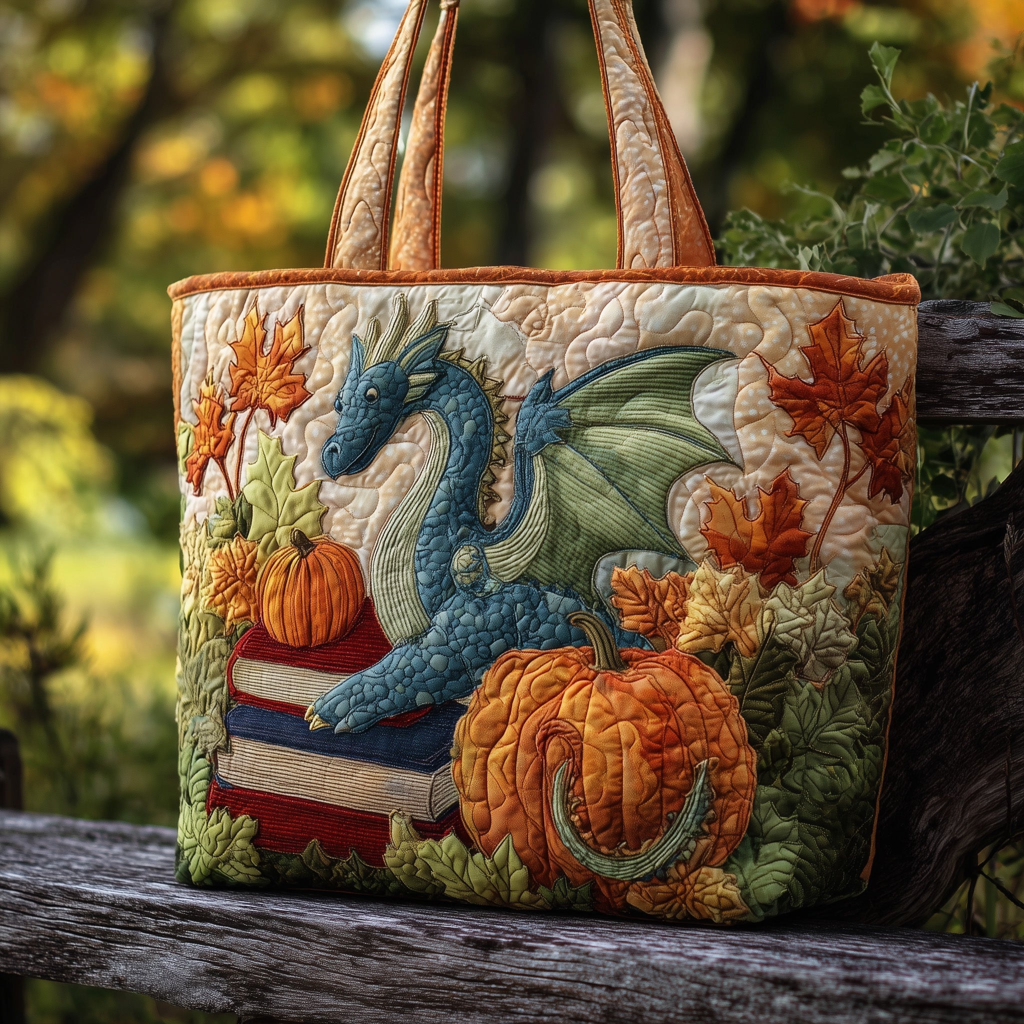 Sac Artisanal - Dragon d'automne