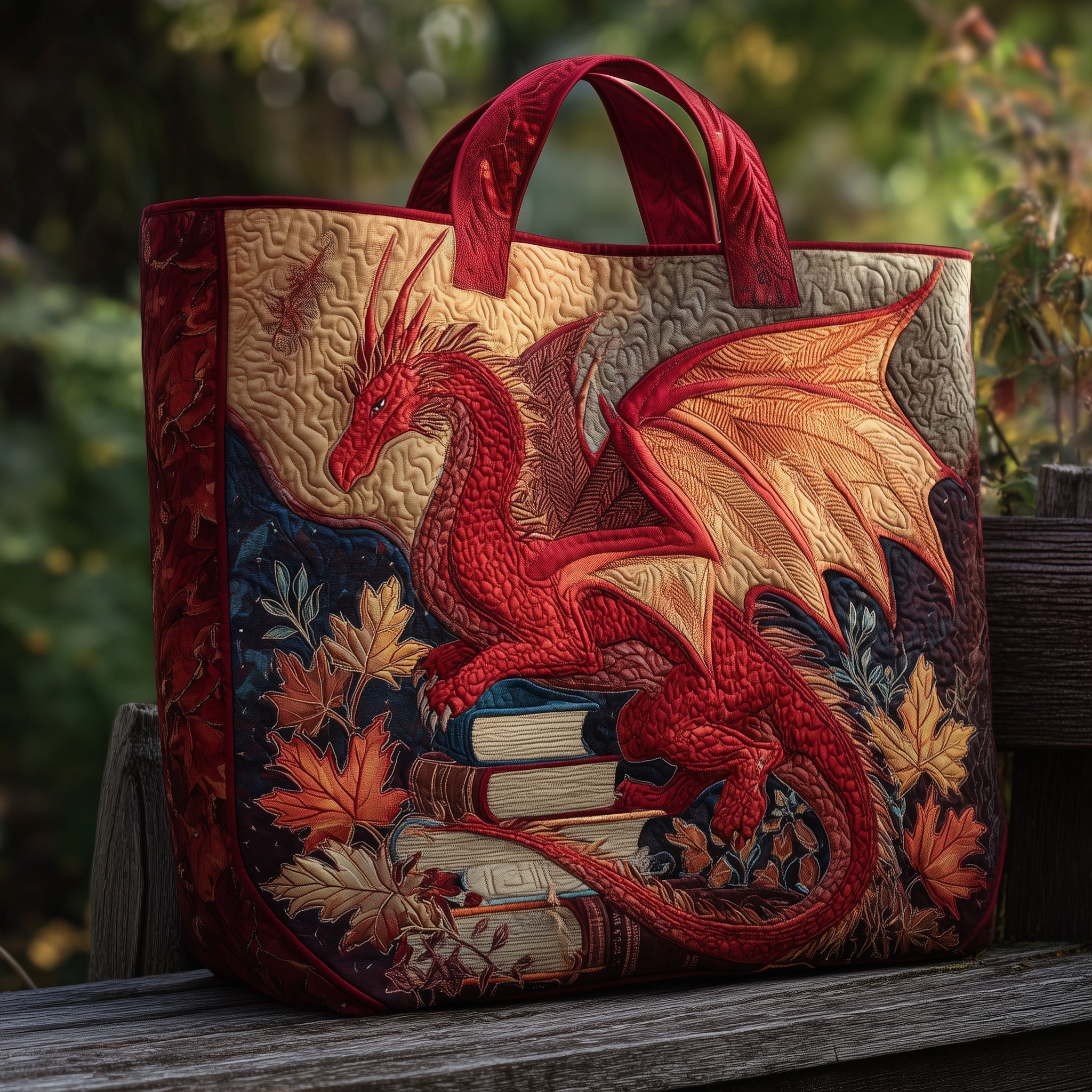 Sac Artisanal - Dragon d'automne IV