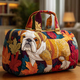Sac de voyage matelassé - Bouledogue d'automne II