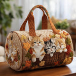 Sac de voyage matelassé - Chat d'automne