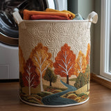 Panier à linge matelassé - Arbre d'automne IV