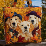 Sac Artisanal - Golden retriever d'automne III