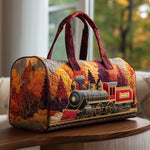 Sac de voyage matelassé - Train d'automne