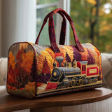 Sac de voyage matelassé - Train d'automne