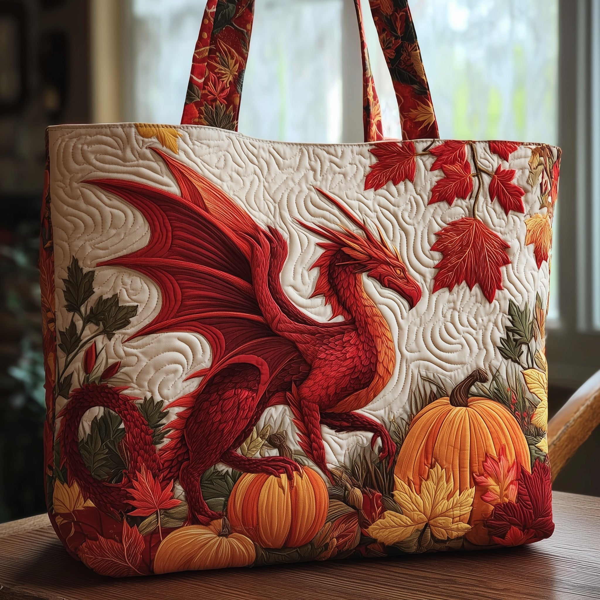 Sac Artisanal - Dragon d'automne VI