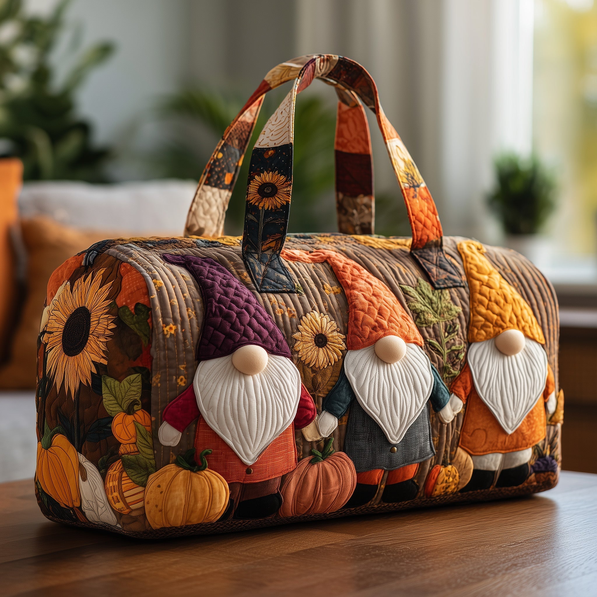 Sac de voyage matelassé - Gnome d'automne IV