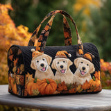 Sac de voyage matelassé - Golden retriever d'automne VI