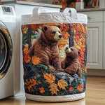 Panier à linge matelassé - Ours d'automne VI