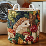 Panier à linge matelassé - Hérisson d'automne III