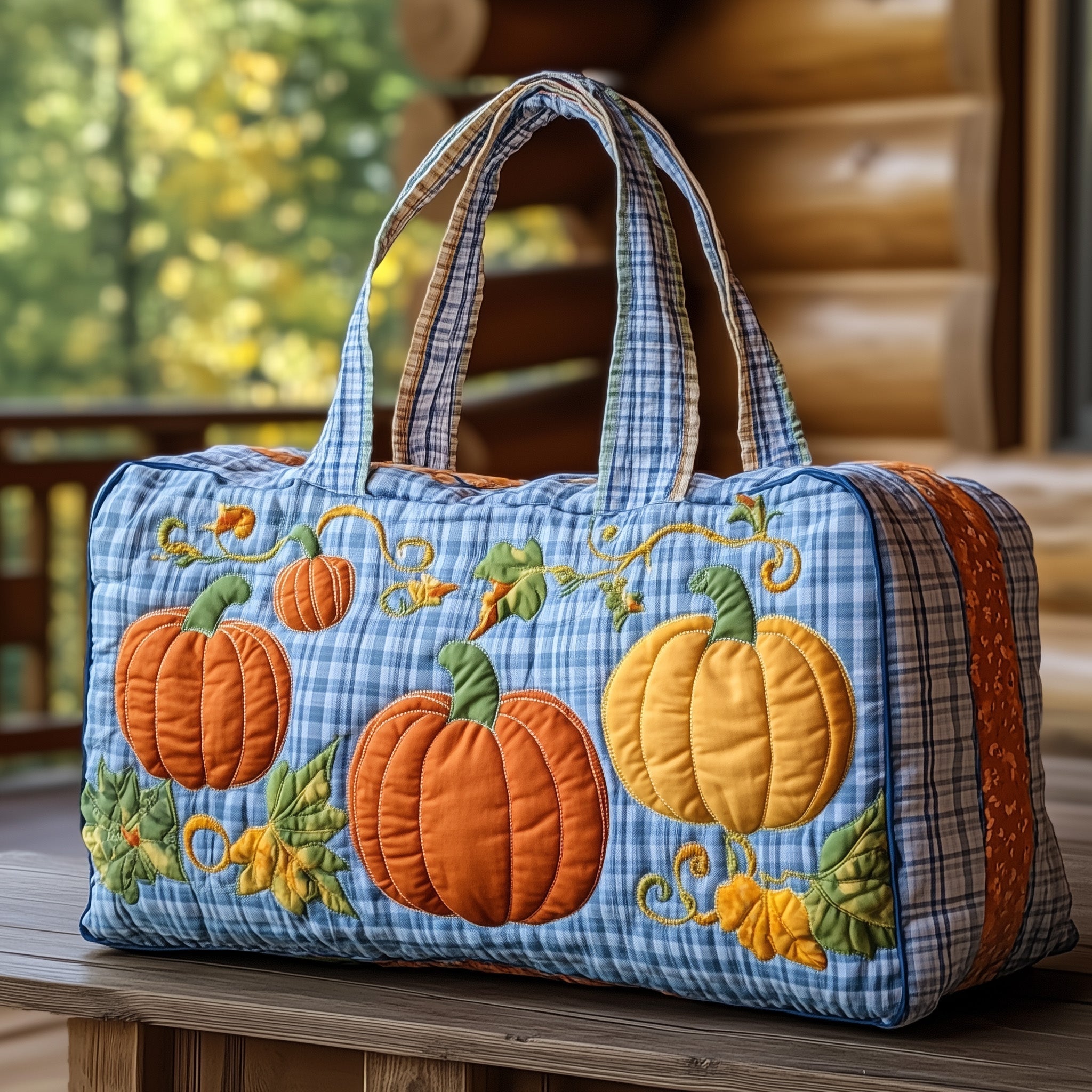 Sac de voyage matelassé - Automne rustique III