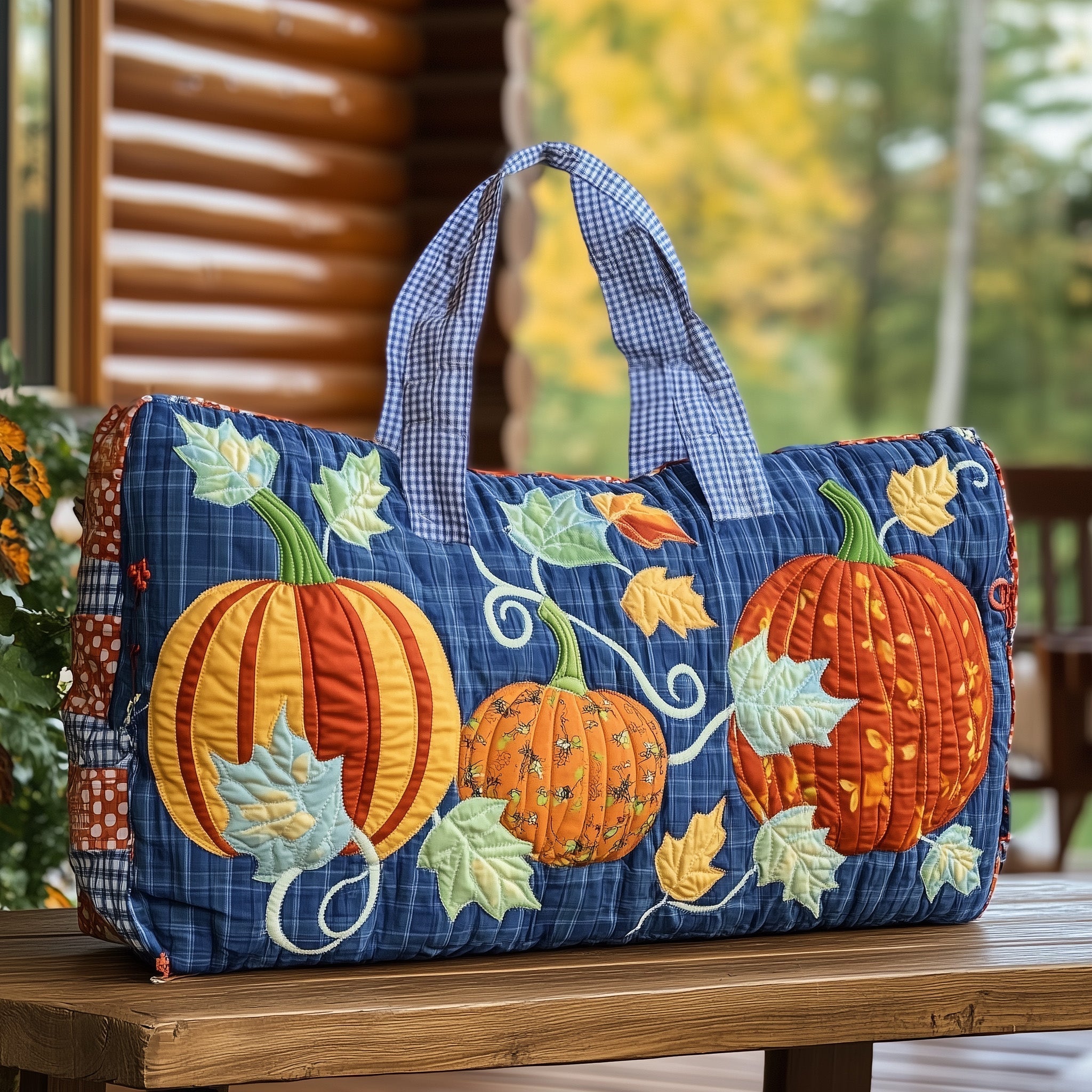 Sac de voyage matelassé - Automne rustique V