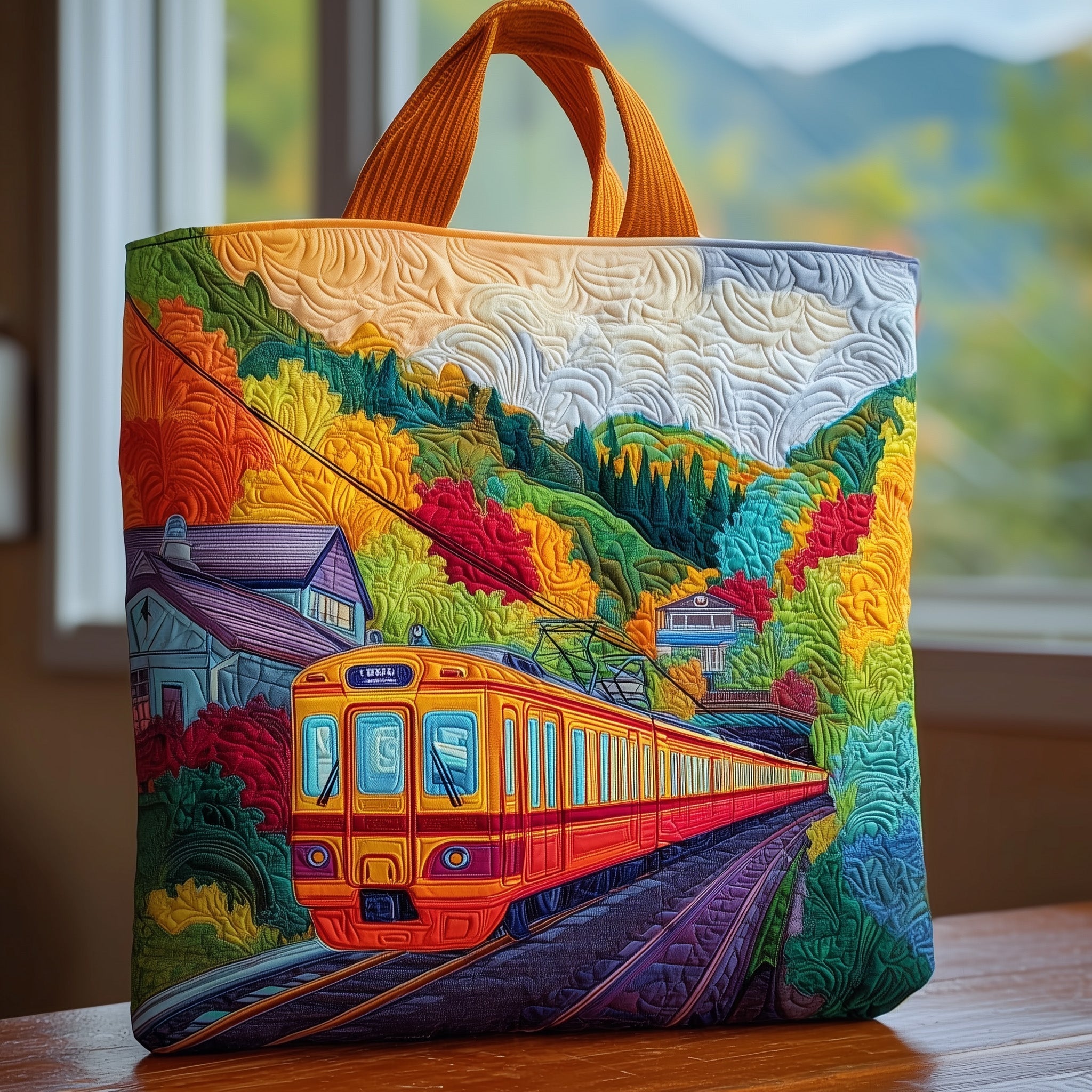 Sac Artisanal - Train d'automne
