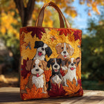 Sac Artisanal - Chiens en automne