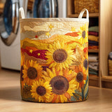 Panier à linge matelassé - Tournesol Éclatant