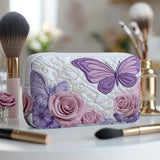 Trousse de toilette matelassée - Lavande Élégante