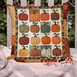 Housse de coussin matelassée - Citrouilles d'automne, vue 2