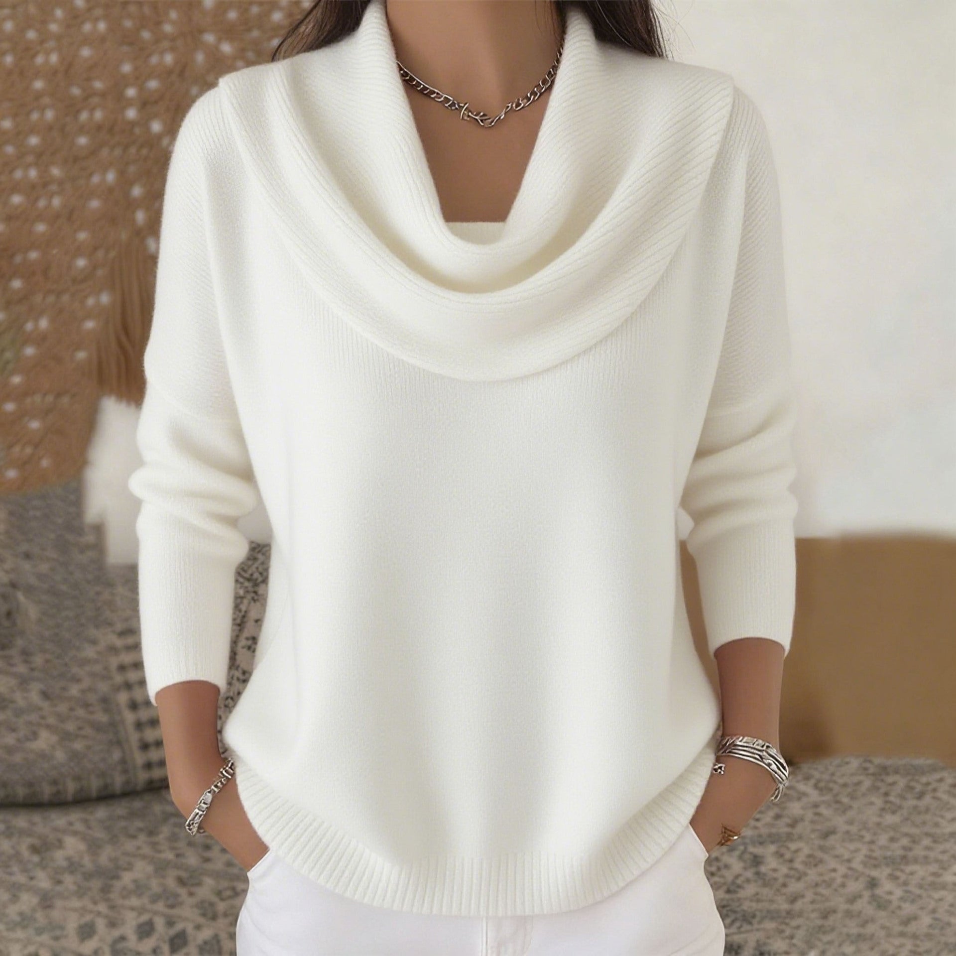 Chloé | Pull à Col Drapé