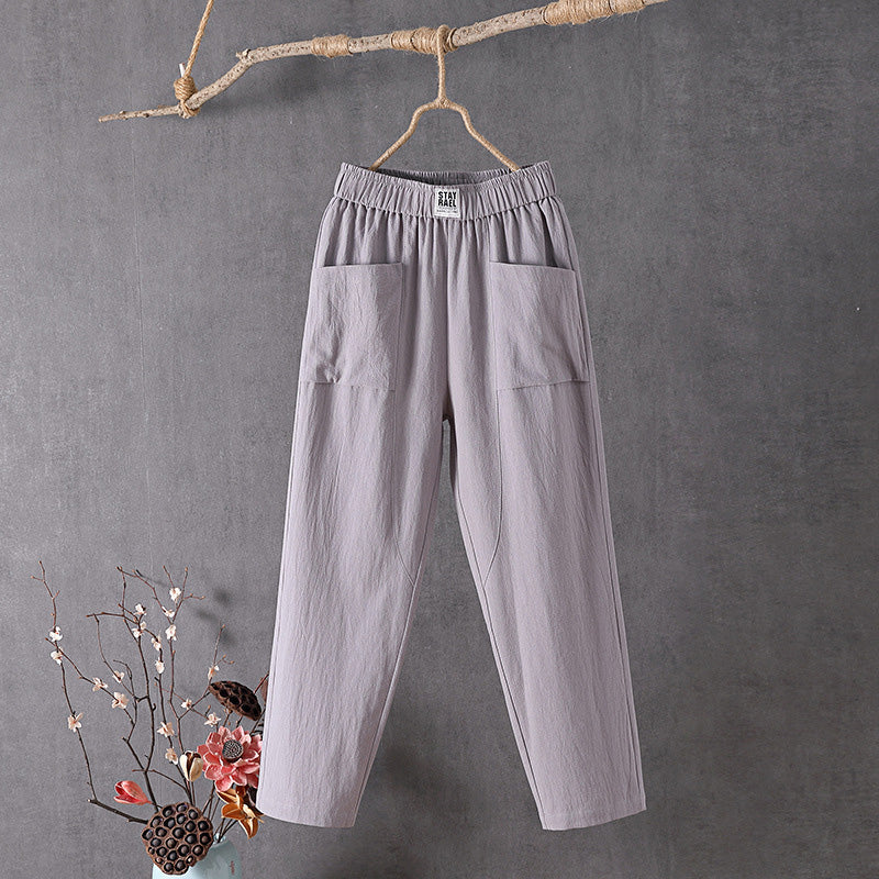 Aline - Pantalons Relaxés avec Poches