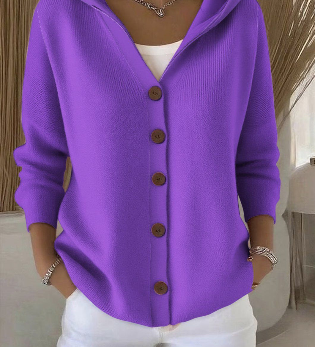 Éloïse | Veste en Tricot avec Capuche