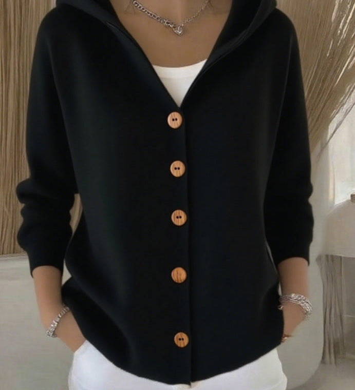 Éloïse | Veste en Tricot avec Capuche