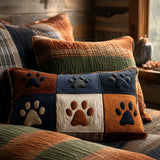 Housse de Coussin Matelassée - Prairie des Empreintes
