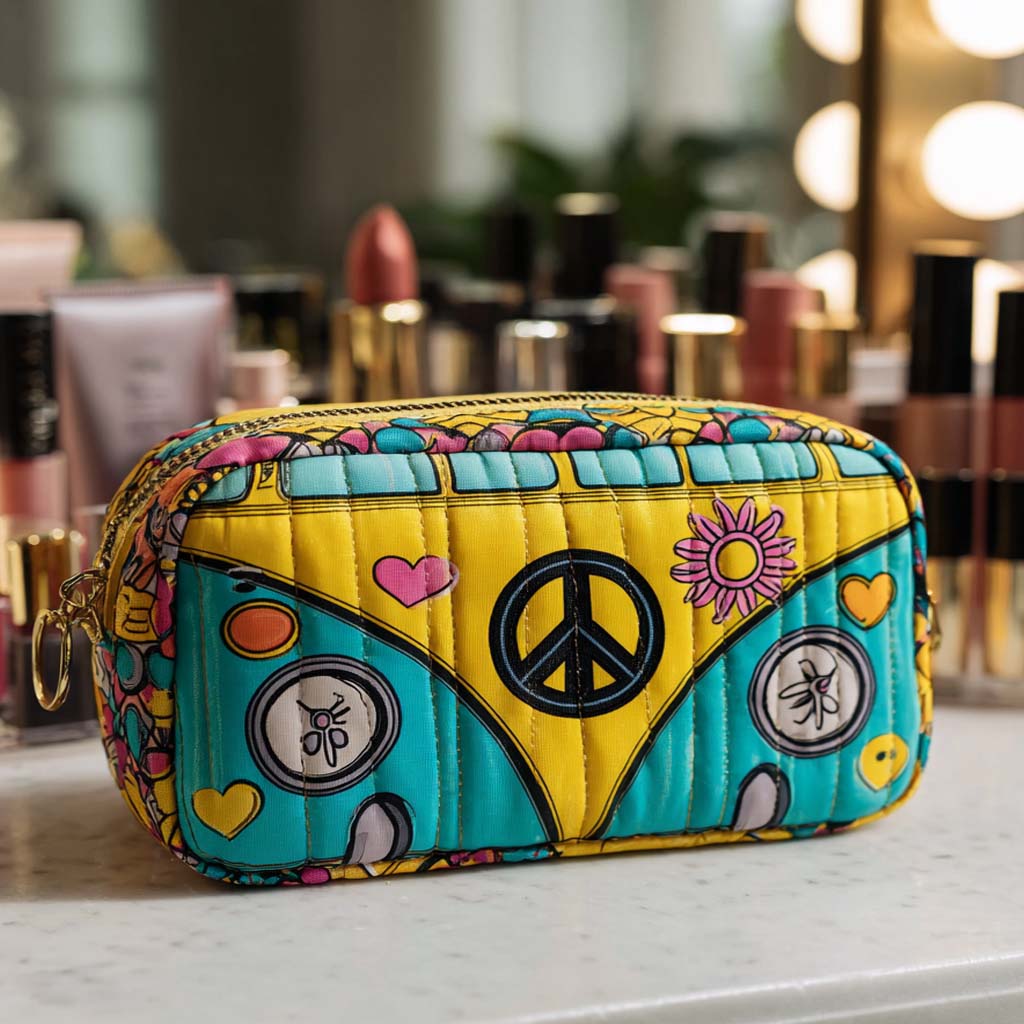 Trousse de toilette matelassée Combi de la Paix Lumineux – Manon Deauville