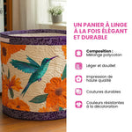 Conseils d'entretien du panier à linge matelassé Schnauzer illustré