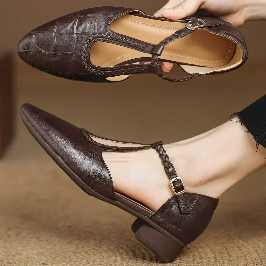 Irène | Babies en cuir