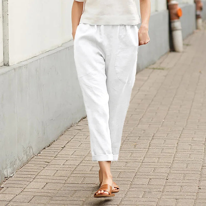 Christelle - Pantalons Amples avec Poches