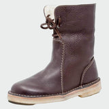 Berta | Bottes en Cuir Imperméables pour Hommes avec Doublure en Laine