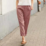 Christelle - Pantalons Amples avec Poches