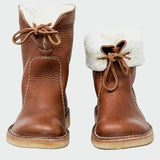 Berta | Bottes en Cuir Imperméables pour Hommes avec Doublure en Laine