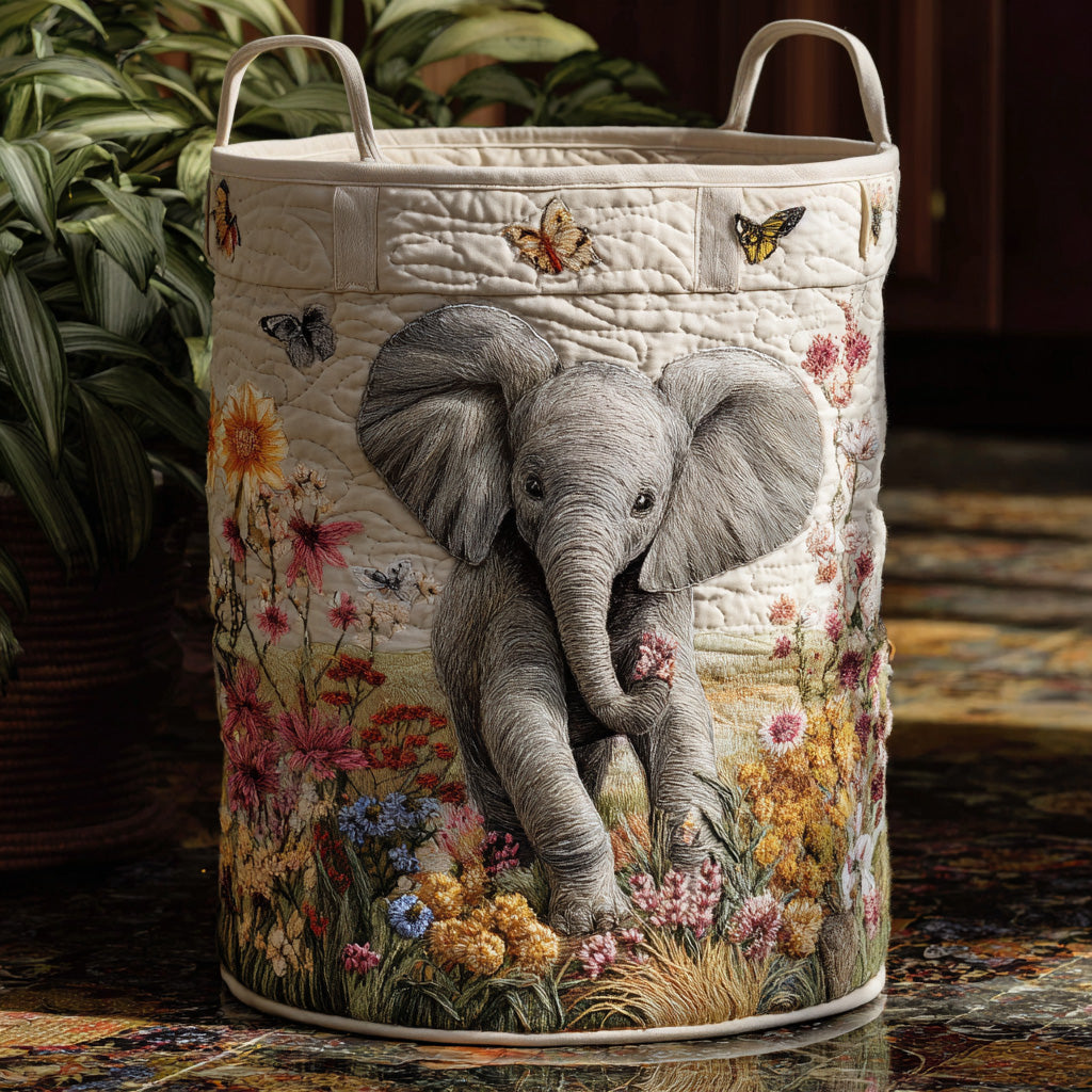 Panier à linge matelassé Rêve de safari – Manon Deauville