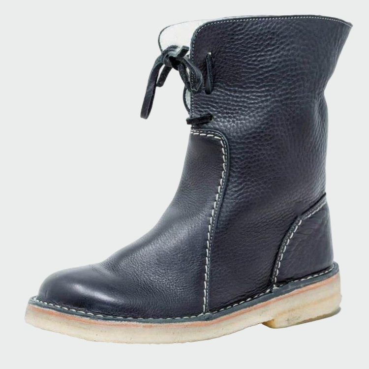 Berta | Bottes en Cuir Imperméables pour Hommes avec Doublure en Laine