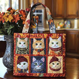 Sac Artisanal - La bande de chats d'automne, vue 9