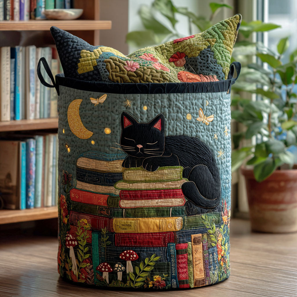 Panier à linge matelassé Pays des livres étoilé – Manon Deauville