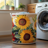 Panier à linge matelassé - Tournesol