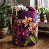 Panier à linge matelassé - Velours Tropical