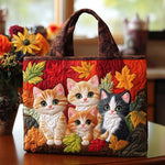 Sac Artisanal - La bande de chats d'automne, vue 10