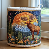 Panier à linge matelassé - Forêt