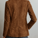 Blazer Vintage Marron Femme