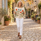 Andrée | Cardigan à motif de fleurs sauvages