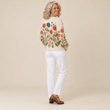 Andrée | Cardigan à motif de fleurs sauvages