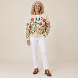 Andrée | Cardigan à motif de fleurs sauvages