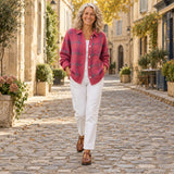 Ashley | Cardigan à carreaux classique
