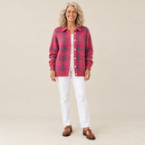 Ashley | Cardigan à carreaux classique