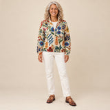 Bérangère | Cardigan à motif floral botanique