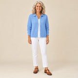 Caitlin | Cardigan boutonné en tricot texturé